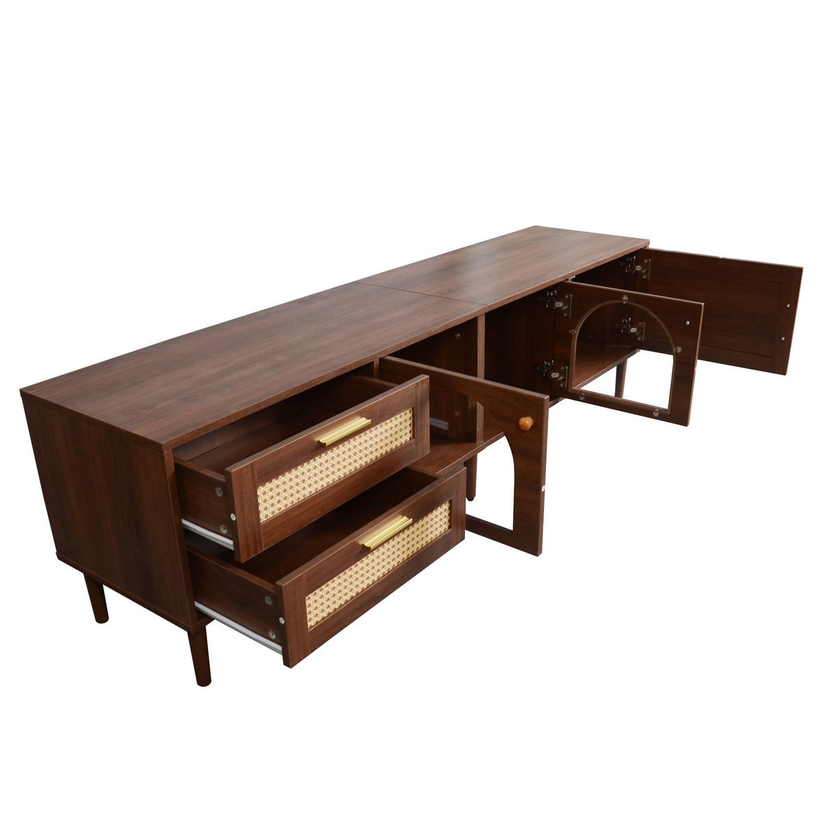 SIDEBOARD Braun 180/40/50 cm - Braun, Holzwerkstoff (40/50/180cm) - Urban Meuble