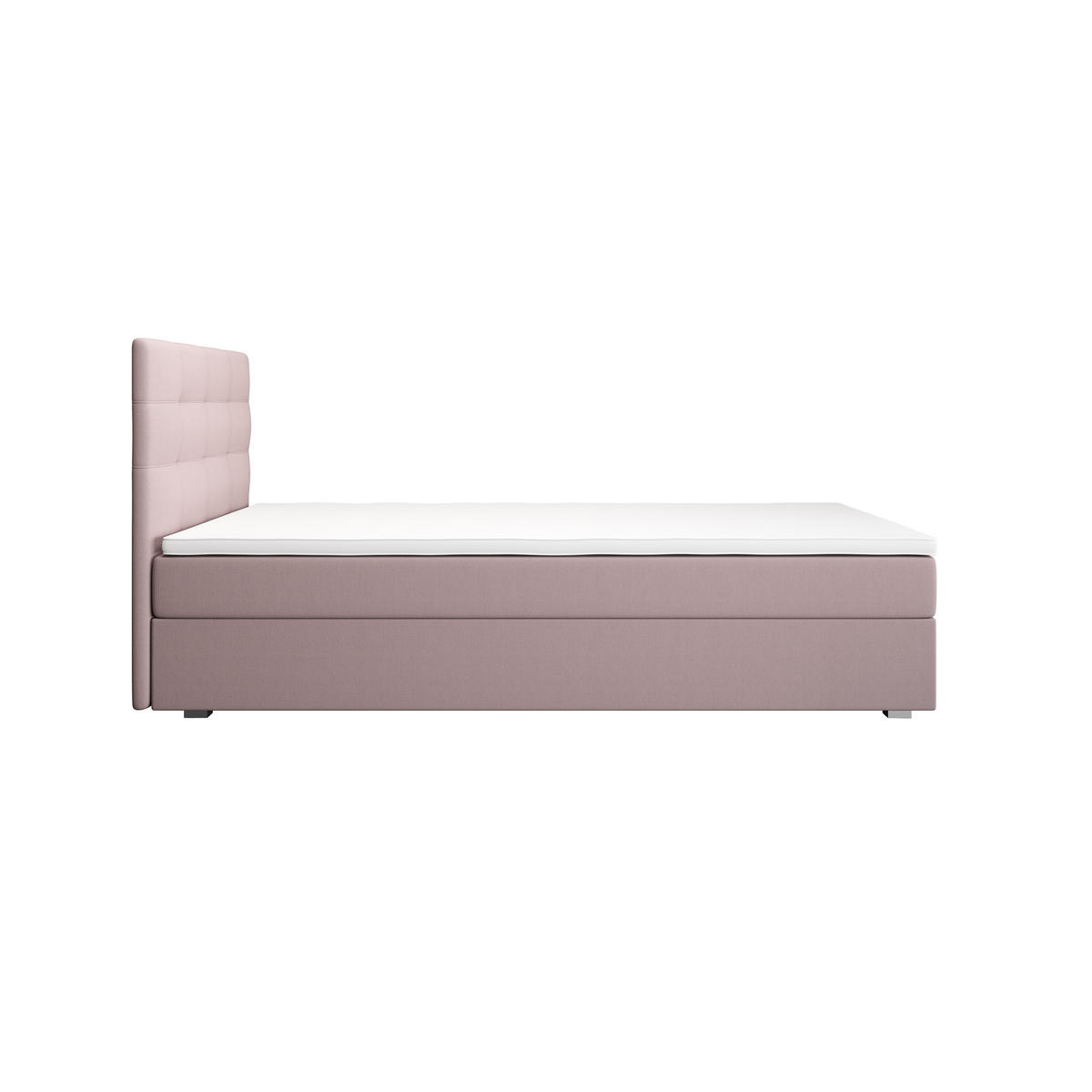 BOXBETT FADO 2 120x200, mit Matratze H3 und Topper, Cosmic 14 - Rosa, Holz/Kunststoff (120/200cm) - Bedante