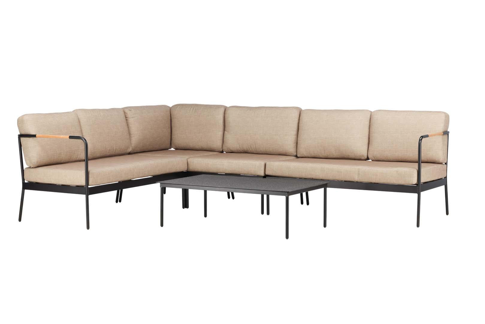 LOUNGE-SET beige - Beige, Holzwerkstoff - ebuy24