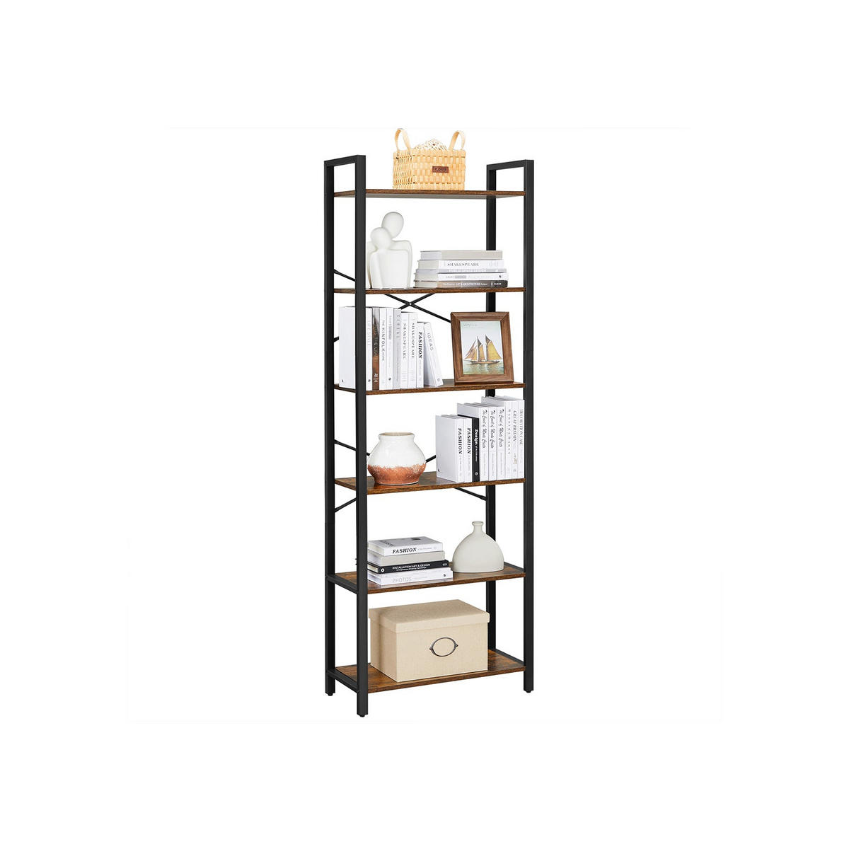 BÜCHERREGAL - Braun, Holzwerkstoff (30/186/66cm) - Hansiro