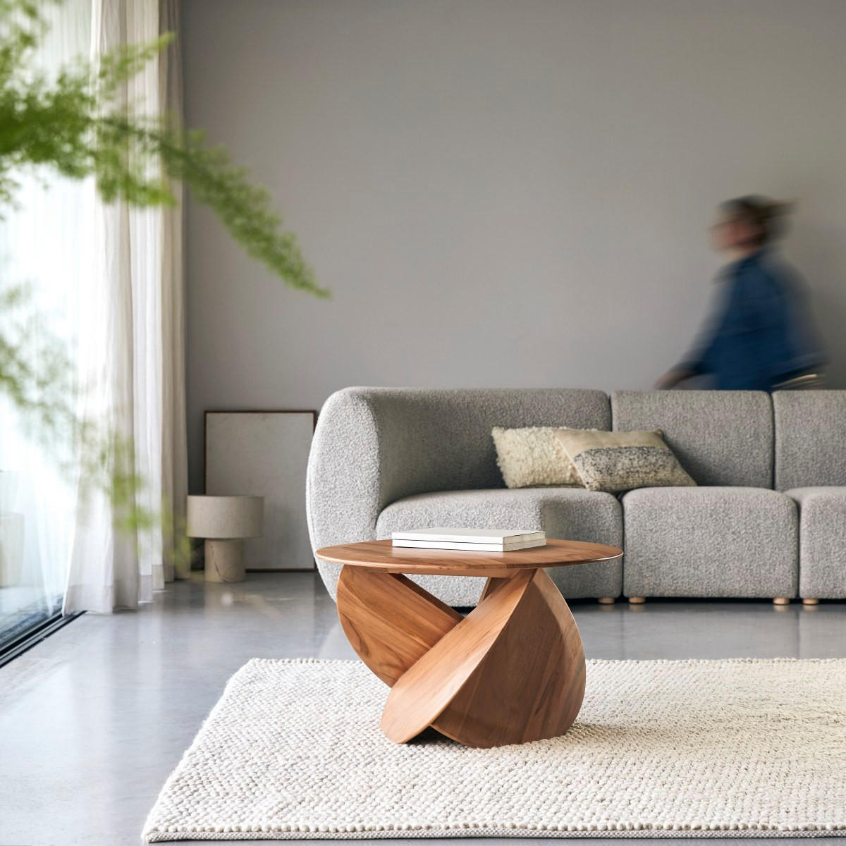 COUCHTISCH Gonzague Natur aus Teak - Naturfarben, Holz (70/70/42cm) - Tikamoon