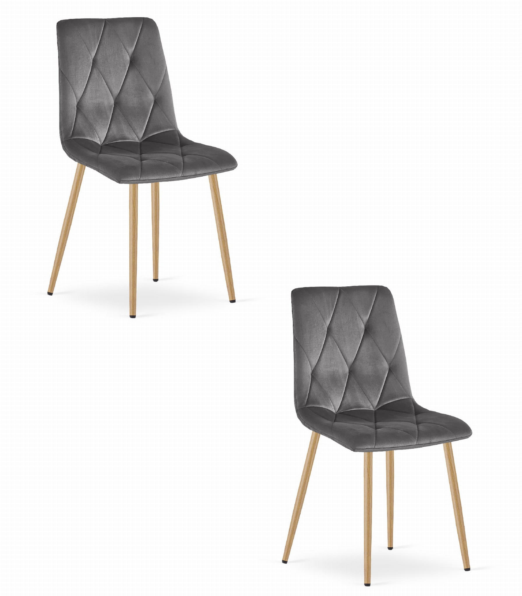 Valora Esszimmerstuhl Dunkelgrau 44.5x87x54.5 cm