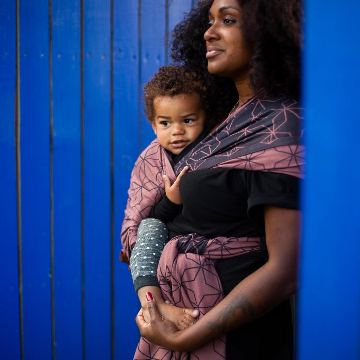 BABYTRAGETUCH Gewebtes Tragetuch kbA - Altrosa, Textil (70/0.1/460cm) - Hoppediz