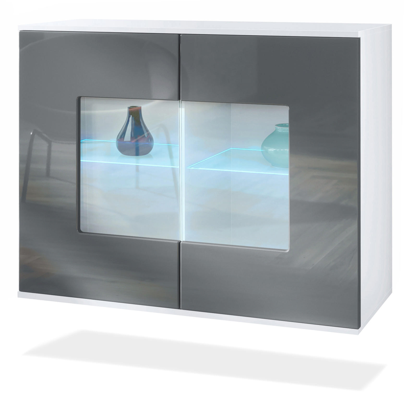 Vladon Kommode Grau 92.5x73.5x35 cm