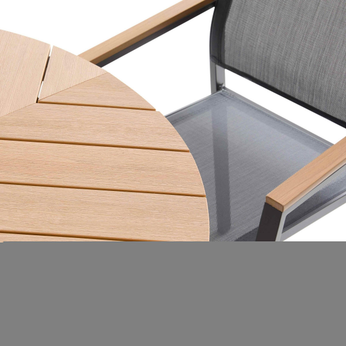 GARTENSET 9-tlg., Braun - Braun, Holz - Oviala