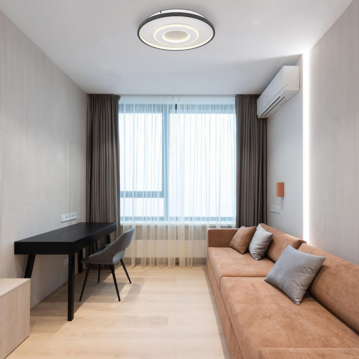 LED DECKENLEUCHTE BRIENNA Weiß - Weiß, Metall (48/48/8cm) - Globo Lighting