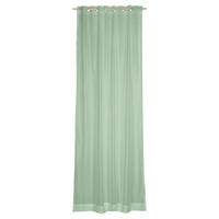 ÖSENVORHANG SOLID transparent - Grün, Textil (140/1/250cm) - Schöner Wohnen
