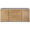 SIDEBOARD Faro Eiche Natur - Eichefarben, Holzwerkstoff (166.5/75.5/35cm) - Vladon