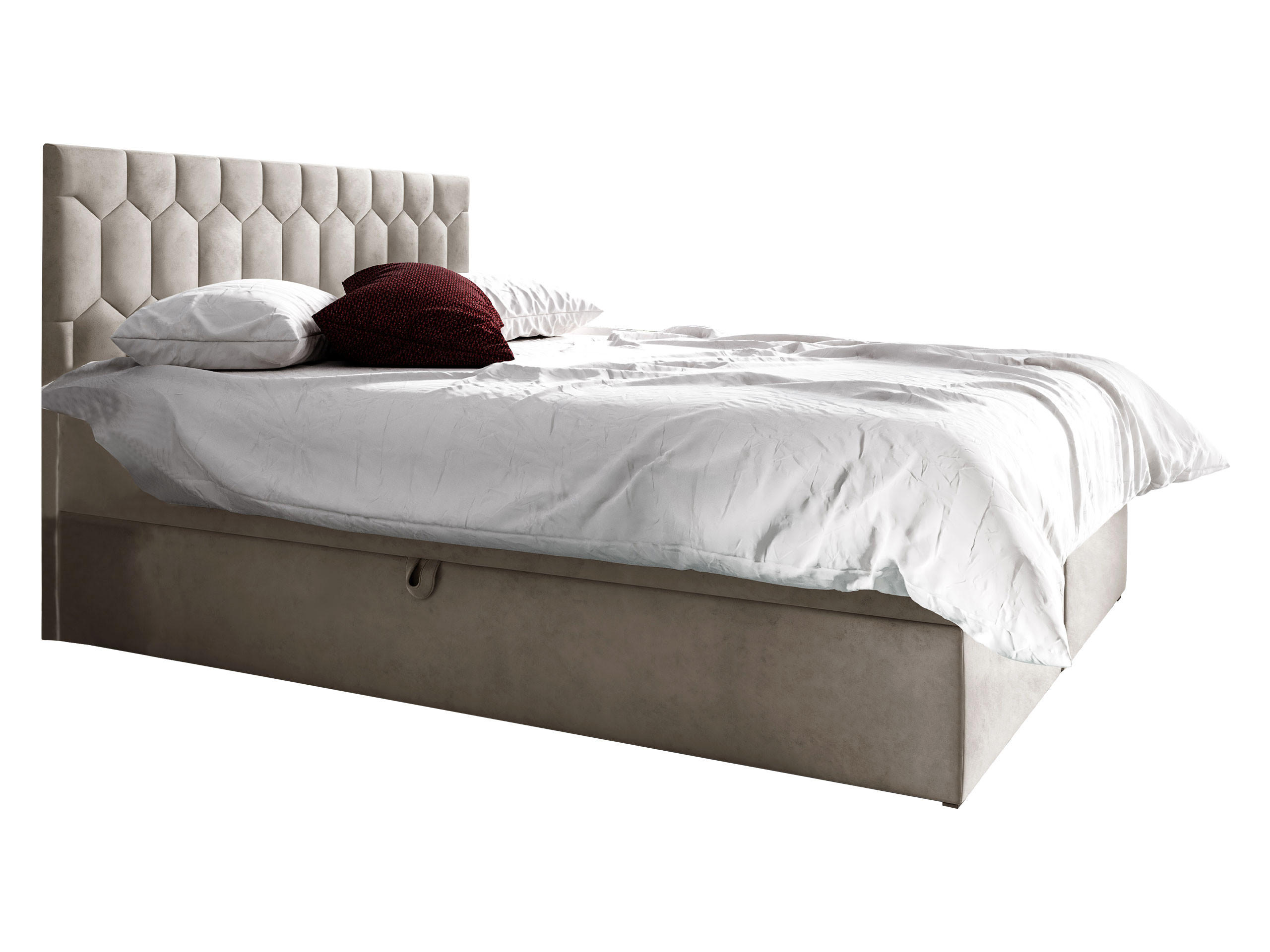BOXBETT Top M24 - Kaschmir, Holz (160/200cm) - MIRJAN24