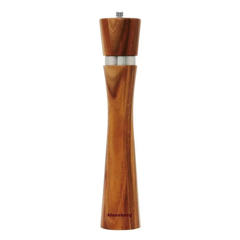 GEWÜRZMÜHLE Braun 6/6/31.5 cm KB7593 - Braun, Holz (6/31.5/6cm) - Klausberg 