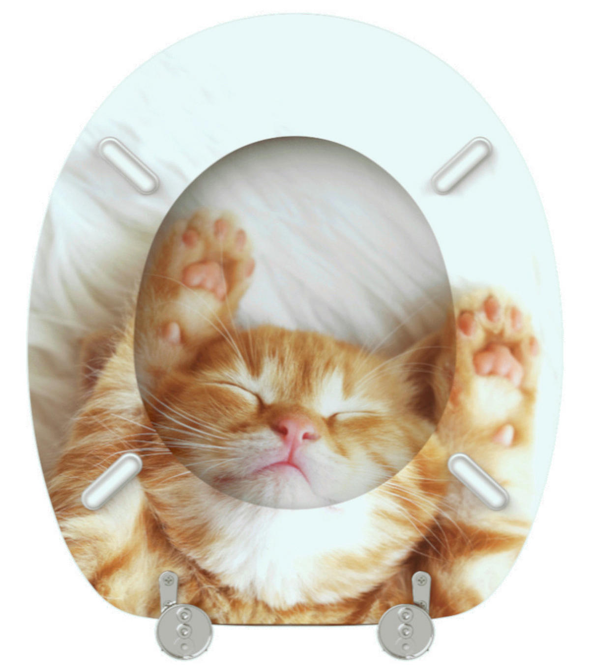 WC-SITZ Lilly - Braun, Holzwerkstoff (38/6/47cm) - Sanilo