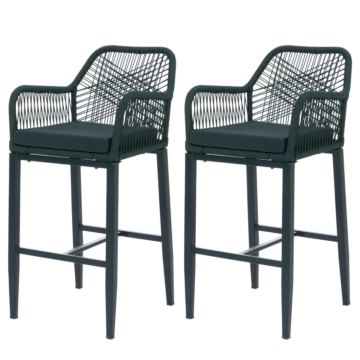 BARSKI STOL Zelen - zelena, tekstil (51/105/60cm) - MCW