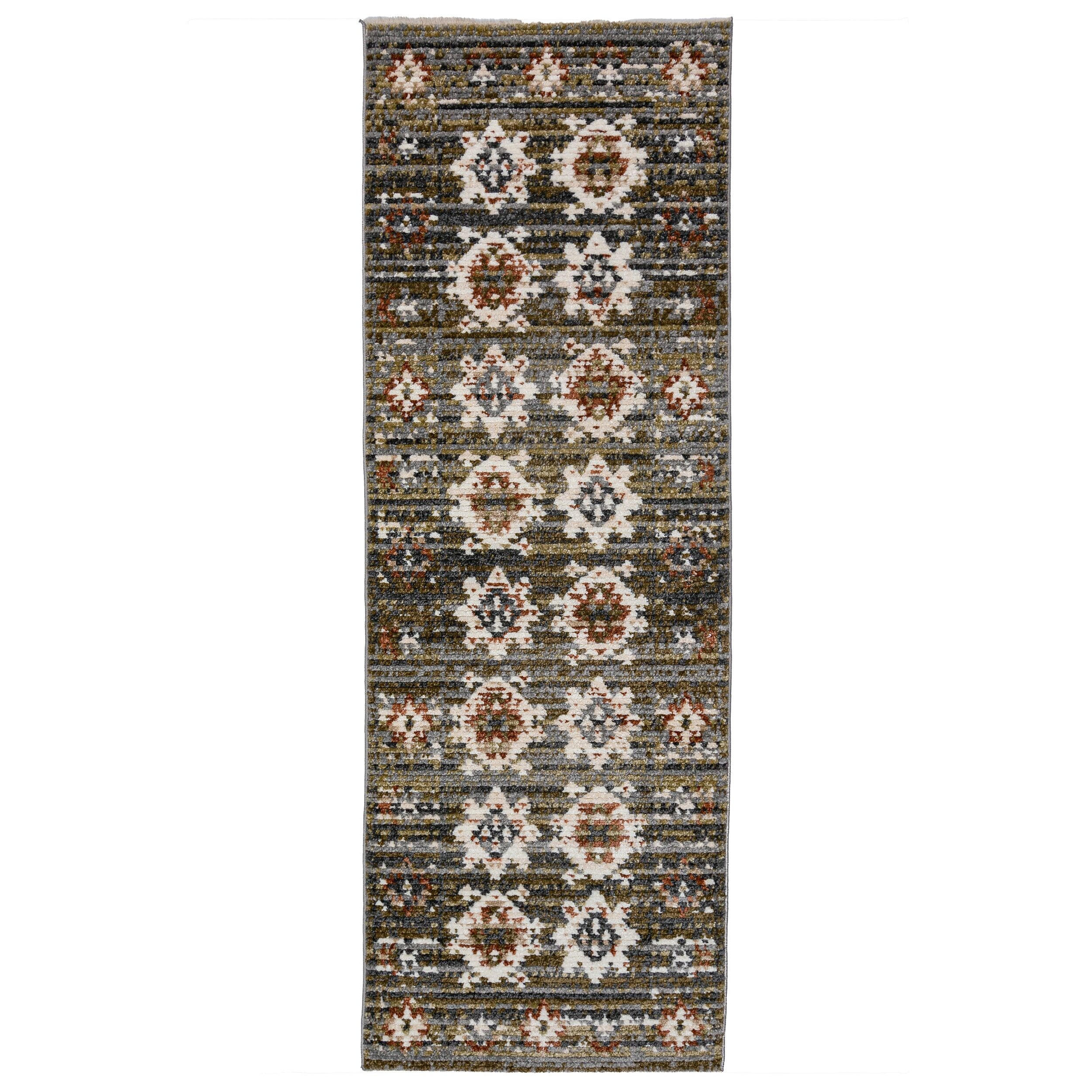 KURZFLORTEPPICH PERRAN, im Vintage-Stil, Grün, 80 x 300 cm - Grün, Textil (300/80cm) - KADIMA DESIGN