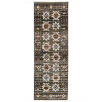 KURZFLORTEPPICH PERRAN, im Vintage-Stil, Grün, 80 x 300 cm - Grün, Textil (300/80cm) - KADIMA DESIGN