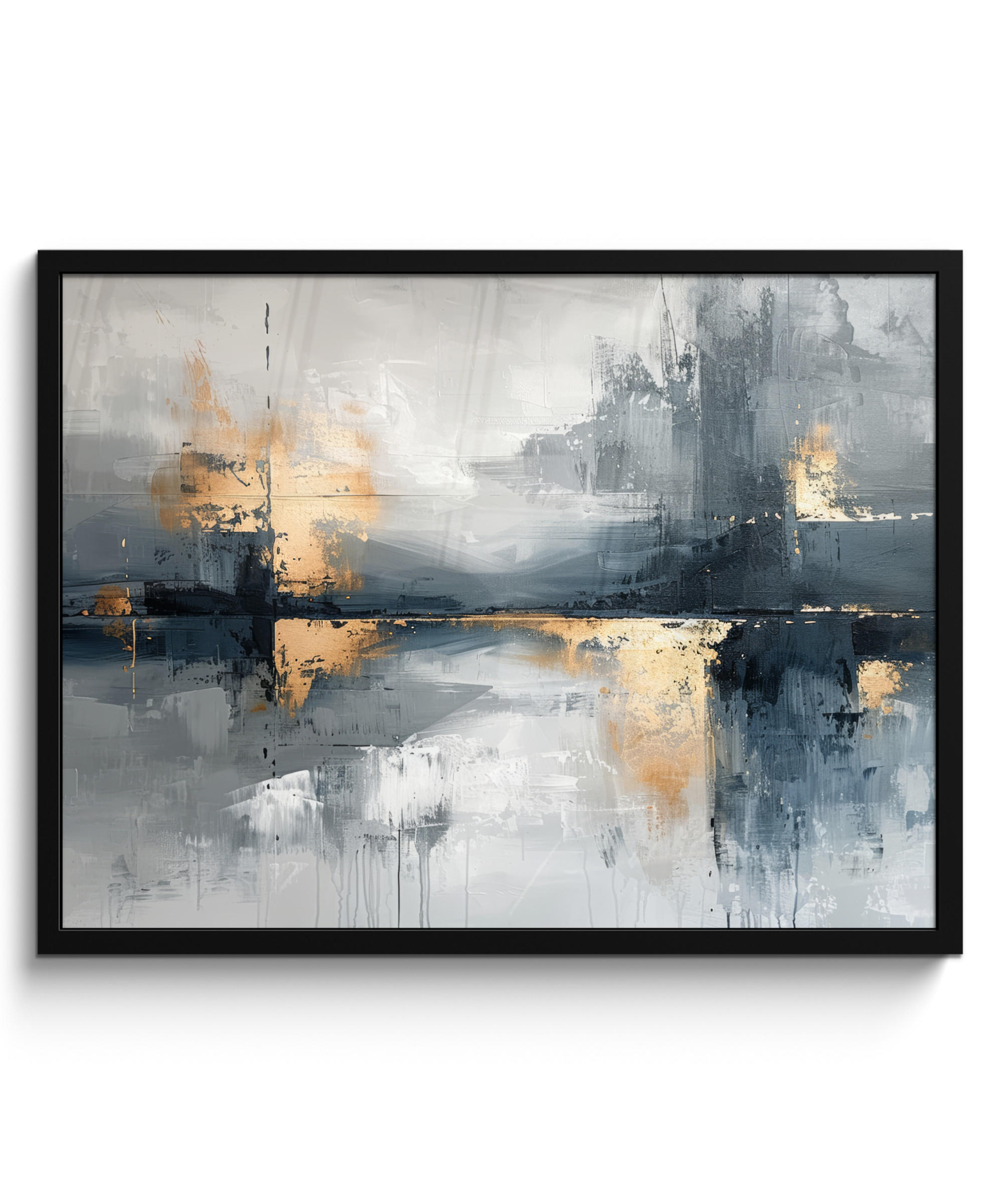 MuchoWow Poster Dunkelgrau 80x60 cm