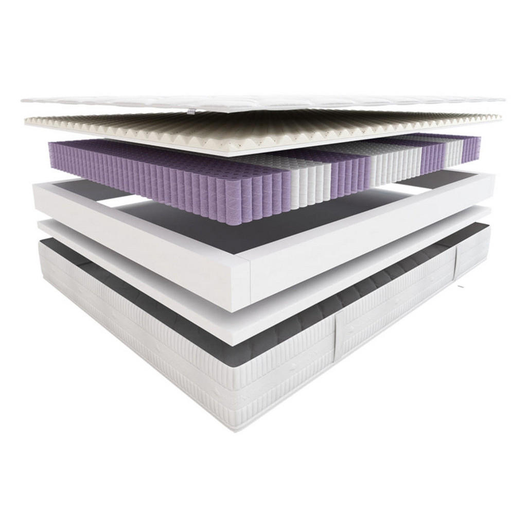 Thumbnail - Hilding Taschenmatratze, Weiß, Textil, H2 + H3, Füllung: Taschenfederkern, Rechteckig, 80x200 cm, Schlafzimmer, Matratze...