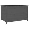 HOCHBEET Grau 119,5x82,5x78 cm Massivholz Kiefer - Grau, Holz (119.5/78/82.5cm) - furnicato