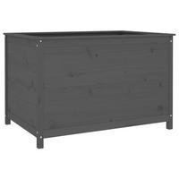 HOCHBEET Grau 119,5x82,5x78 cm Massivholz Kiefer - Grau, Holz (119.5/78/82.5cm) - furnicato