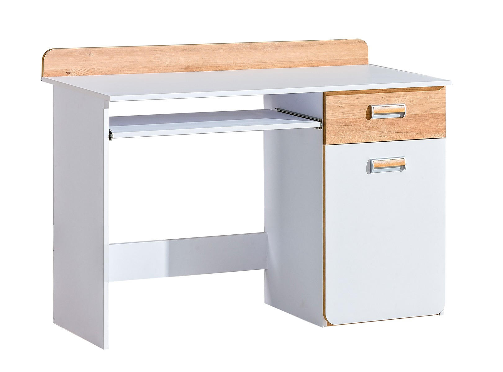 Masseno Schreibtisch Weiß 55x87x120 cm