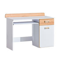 SCHREIBTISCH MANTI 120x55x87 cm Bürotisch Computertisch, Weiß - Weiß, Holzwerkstoff (55/120/87cm) - MASSENO
