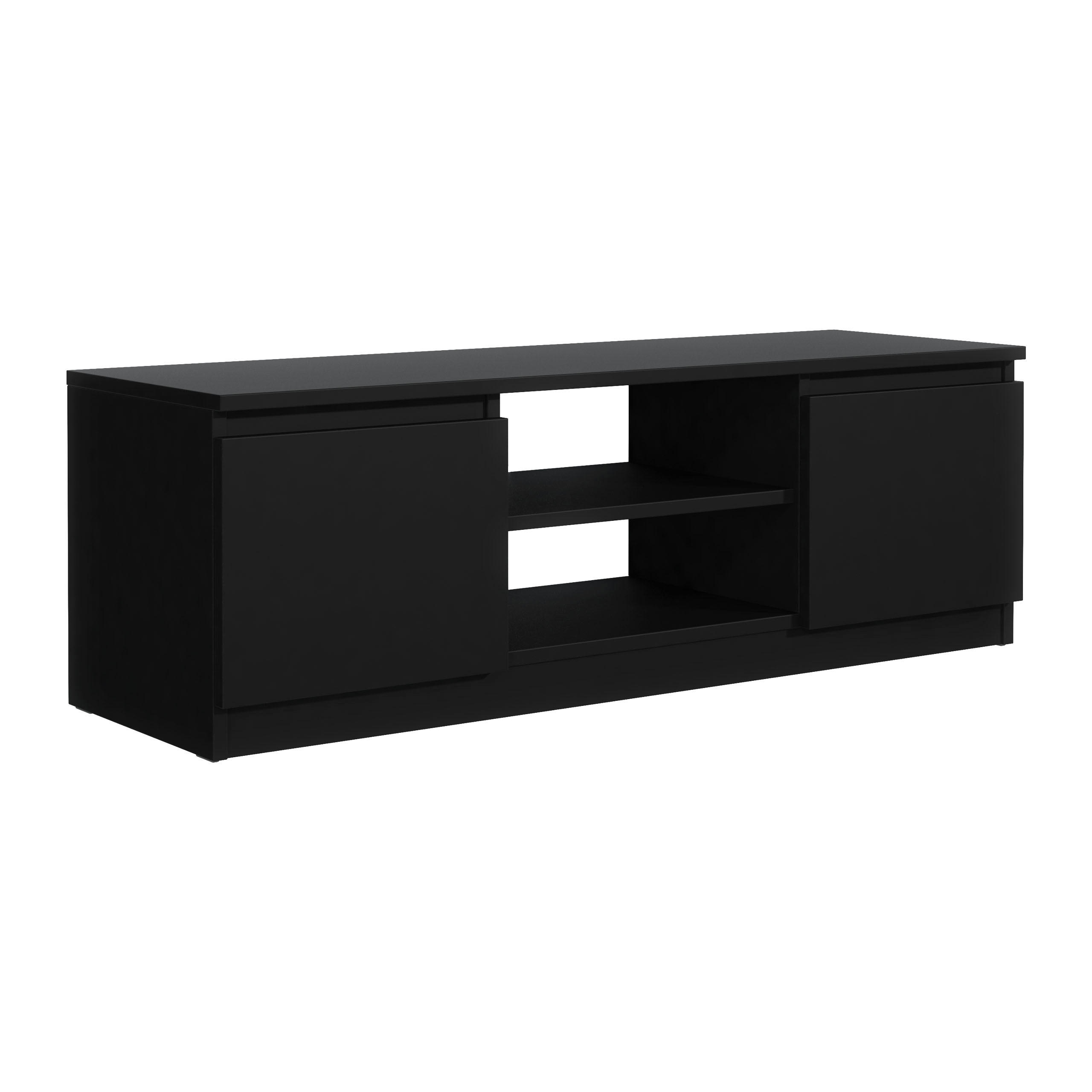 Masseno Lowboard Schwarz 120x38.5x39 cm