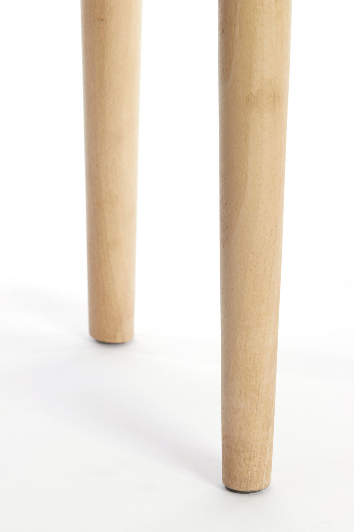 BEISTELLTISCH Qiano Braun Ø49/49 cm - Braun, Holz (49/49/49cm) - Light & Living