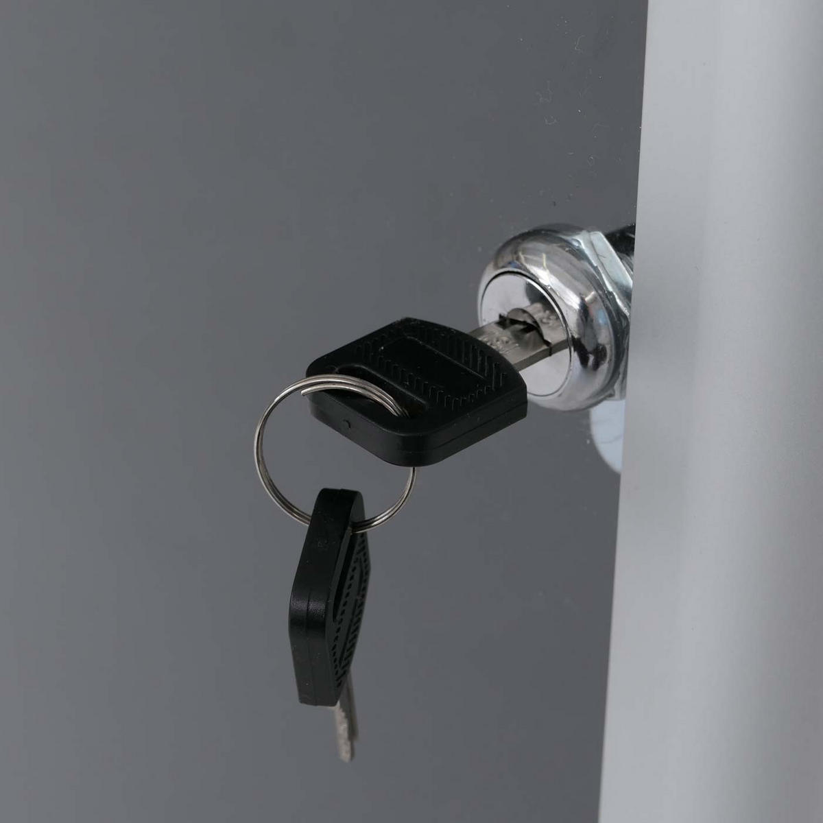 SCHAUKASTEN Schwarz - Schwarz, Metall (68/95/7cm) - MCW
