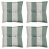 SITZKISSEN Banda 50/50 cm 4er-Set - Grün, Textil (50/5/50cm) - Madison