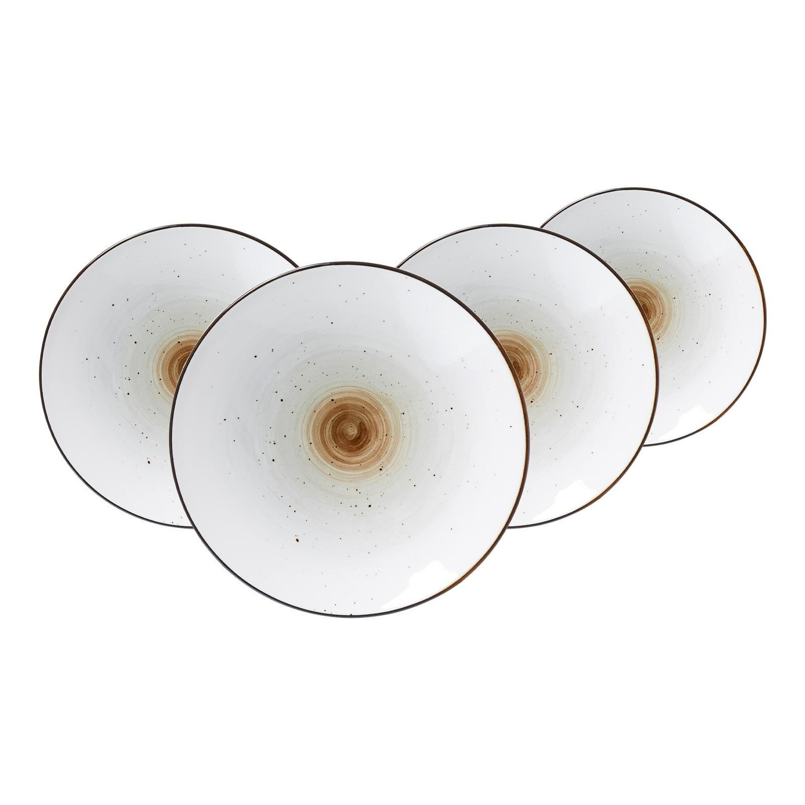 DESSERTTELLER Cosmo grau ø 20 cm 4er Set - Grau, Keramik (20cm) - Ritzenhoff Breker