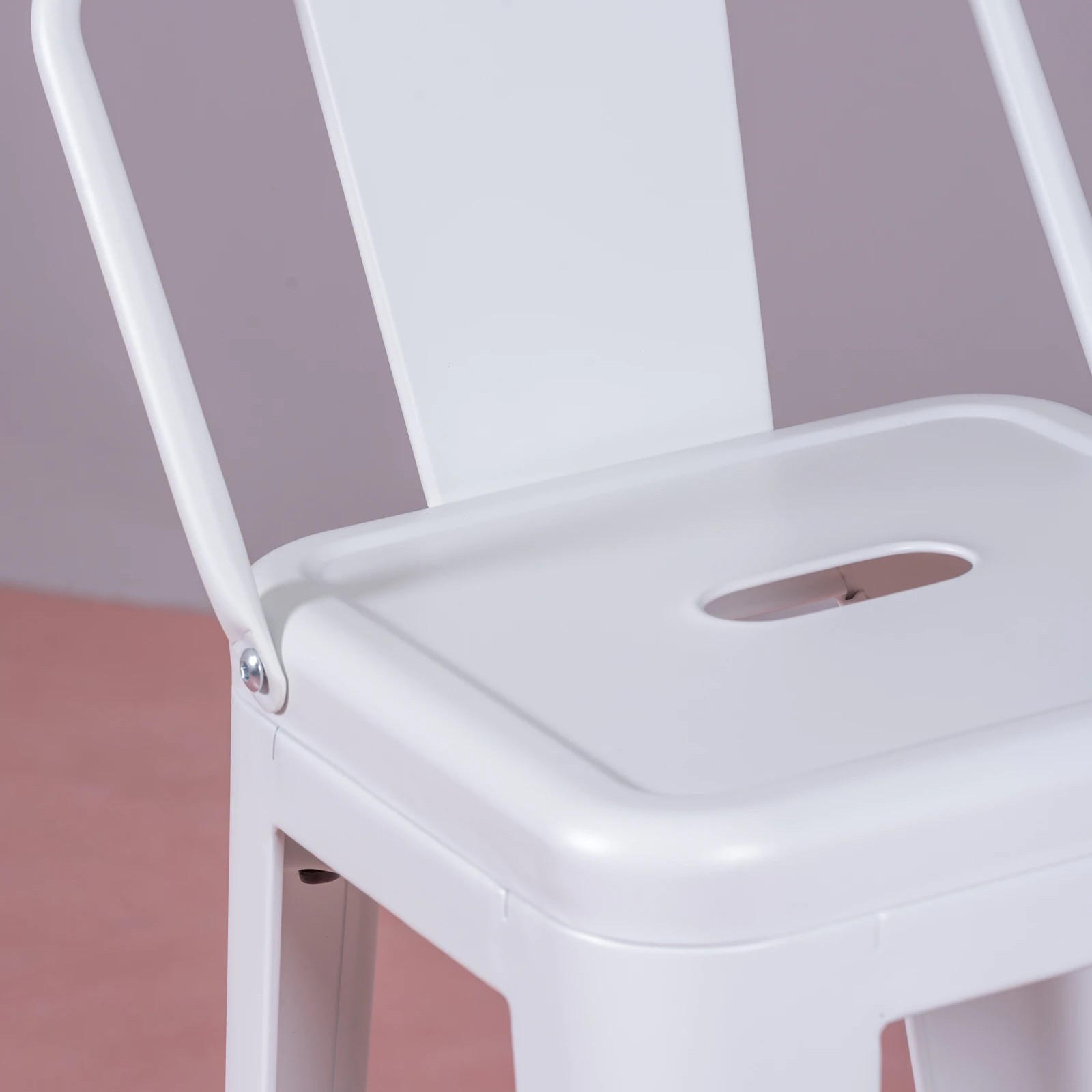 Thumbnail - Nest Dream Hocker, Weiß, Metall, 1-Sitzer, 43x97x43 cm, Esszimmer, Barmöbel, Barhocker