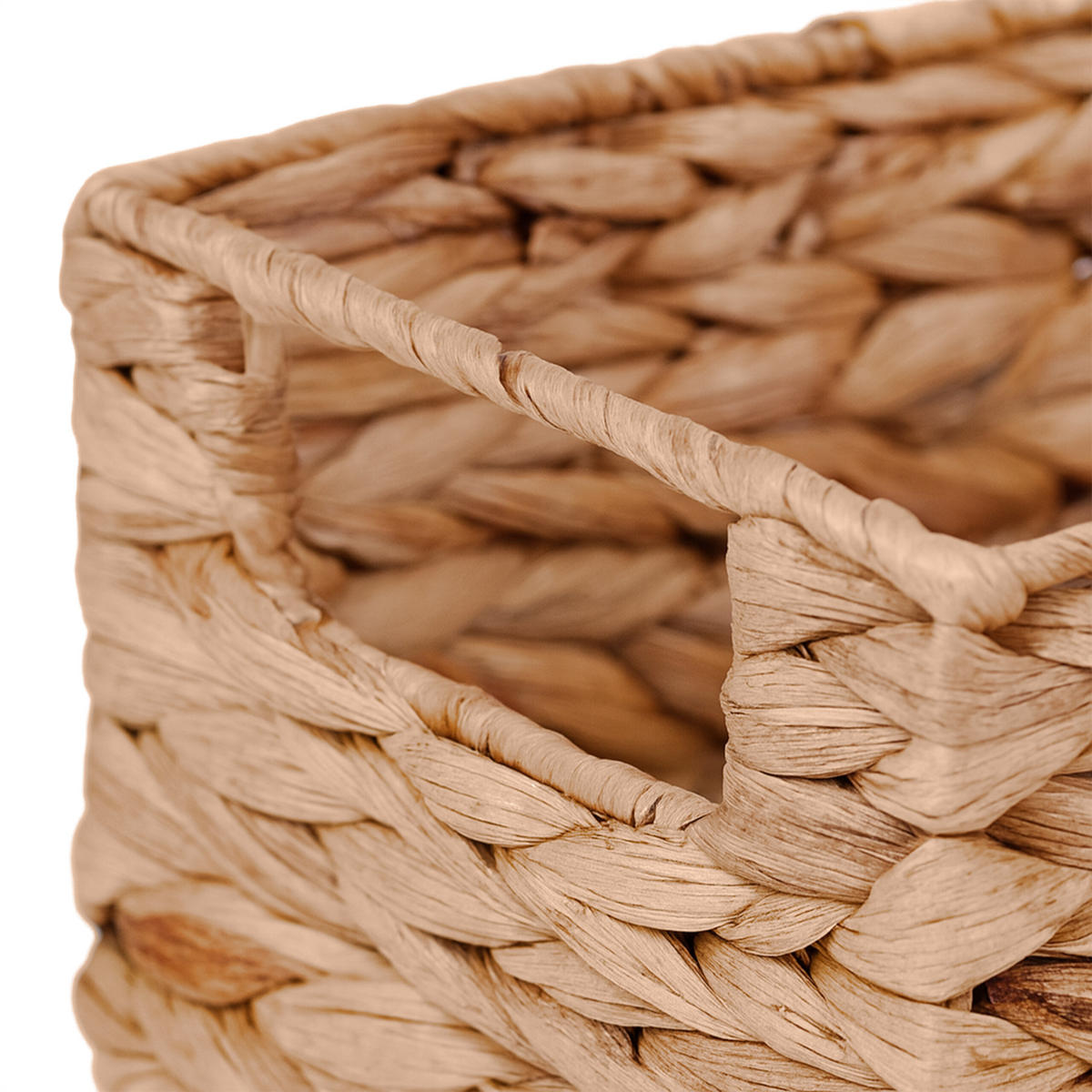 3XÚLOŽNÝ koš - světle hnědá, textil (37/28cm) - Relaxdays