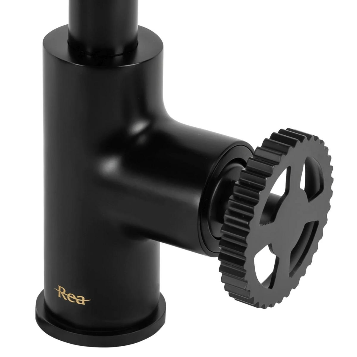 WASCHBECKENARMATUR Rea Vertigo Side - Schwarz, Metall (4/23.5/17cm) - REA