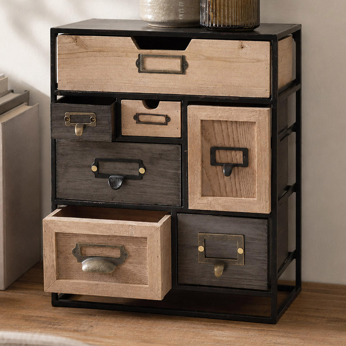 TISCHKOMMODE Braun - Braun, Holz (36/48/18cm) - MCW