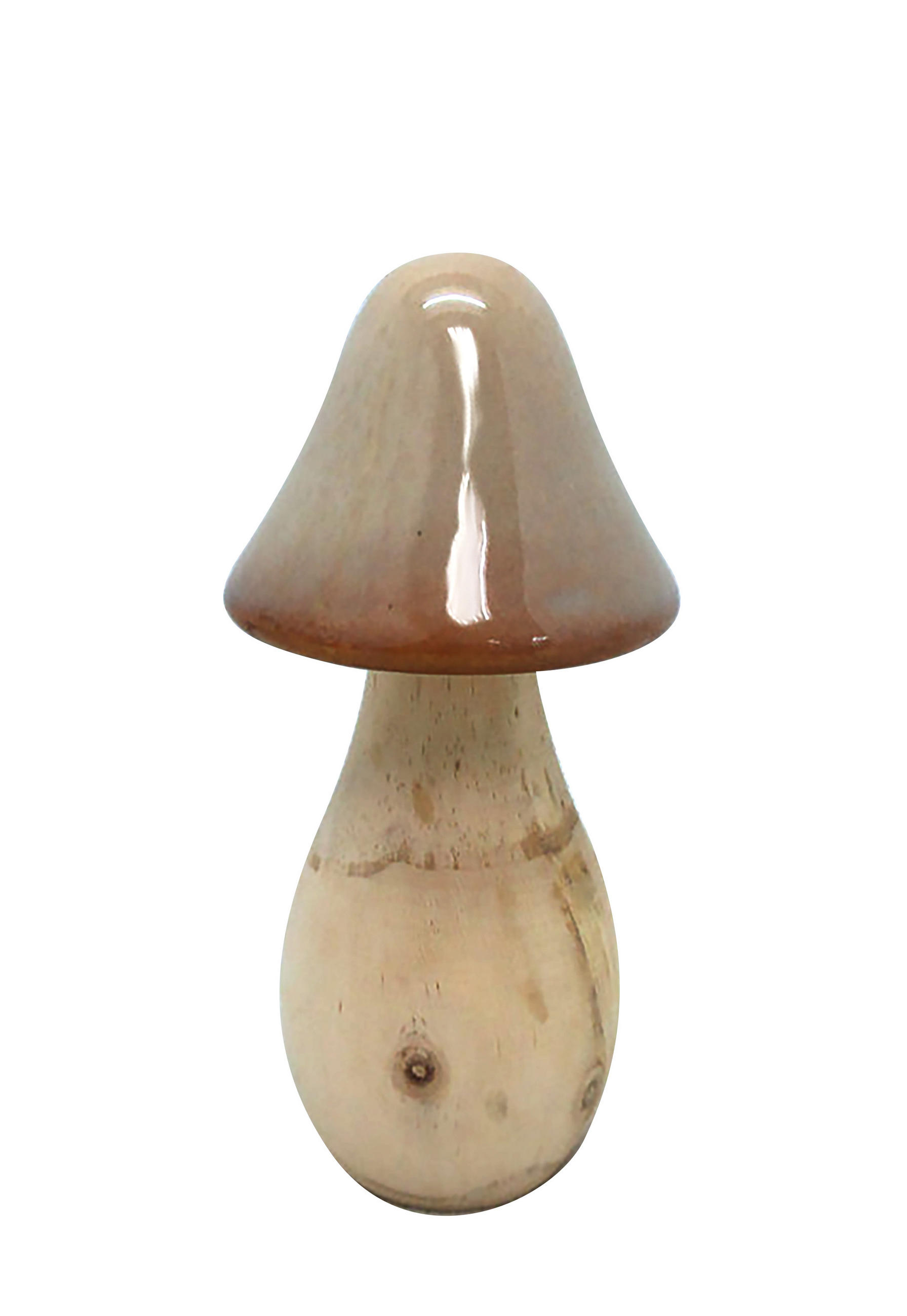 FIGUR Pilz Mave Braun 8.2/8.2/15.8 cm Keramik - Braun, Keramik (8.2/15.8/8.2cm) - Mondex