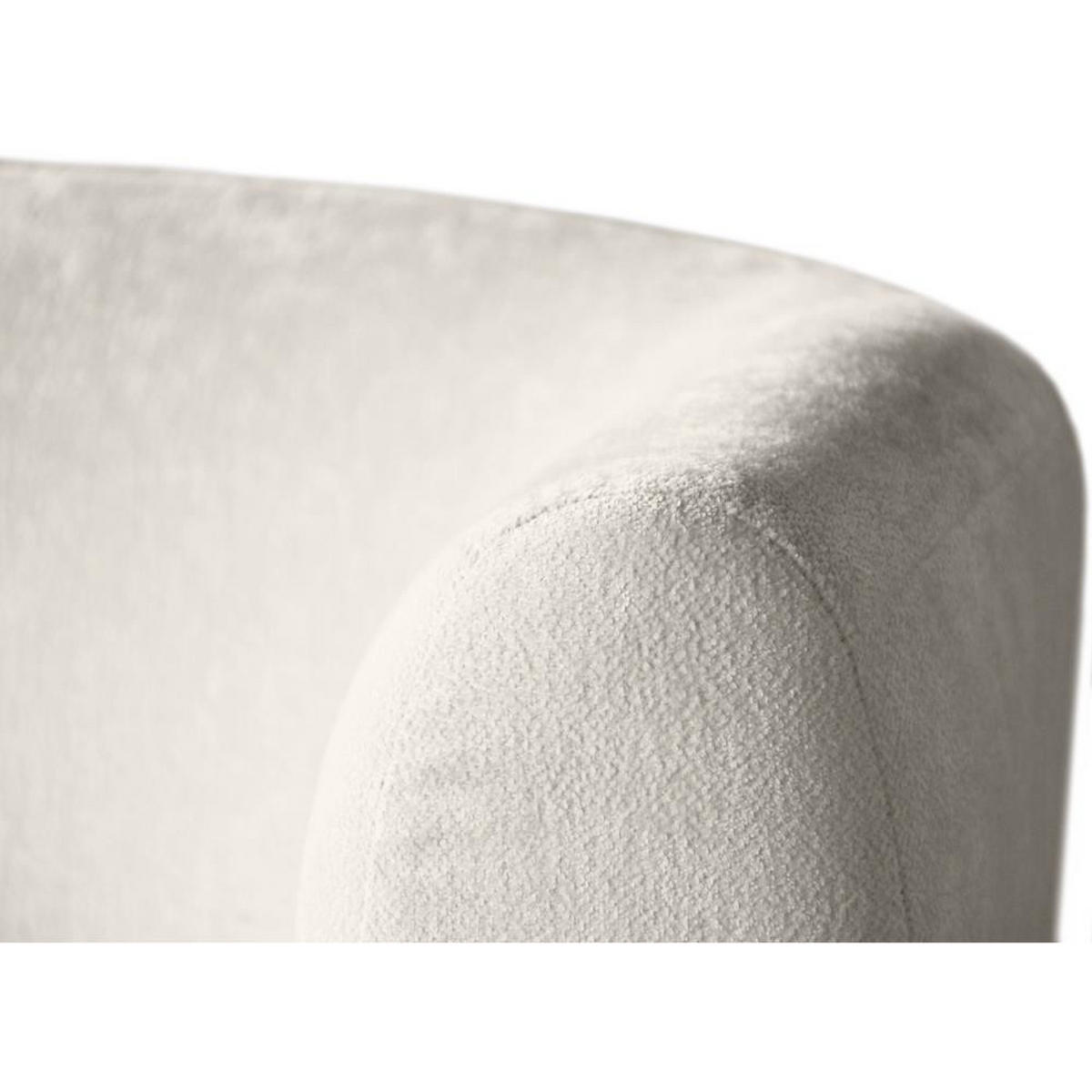 SESSEL Nori beige velour - Beige/Schwarz, Kunststoff/Textil (75/68/72cm) - Beautysofa