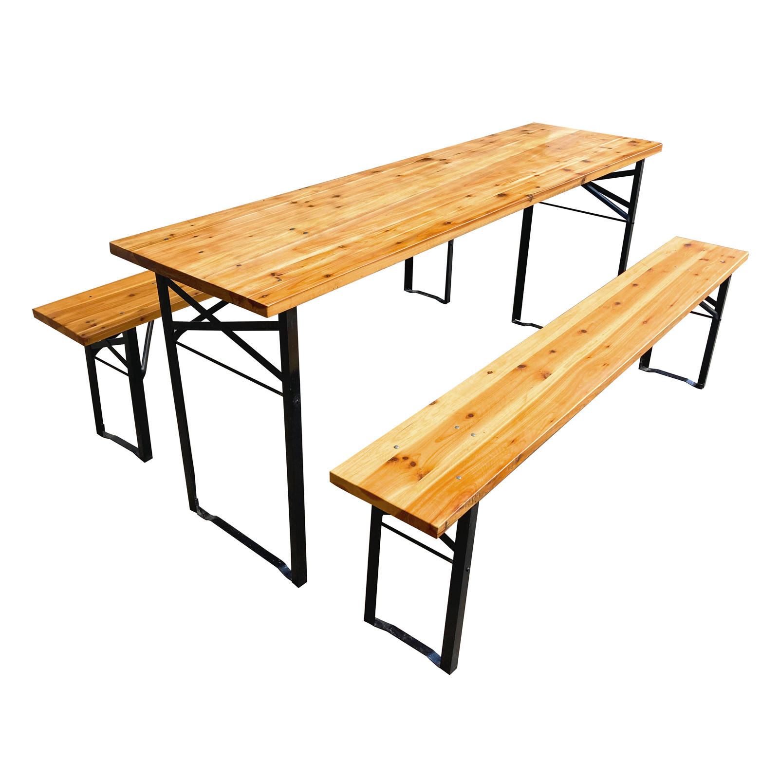 BIERTISCHGARNITUR Holz - Braun, Holz - SVITA