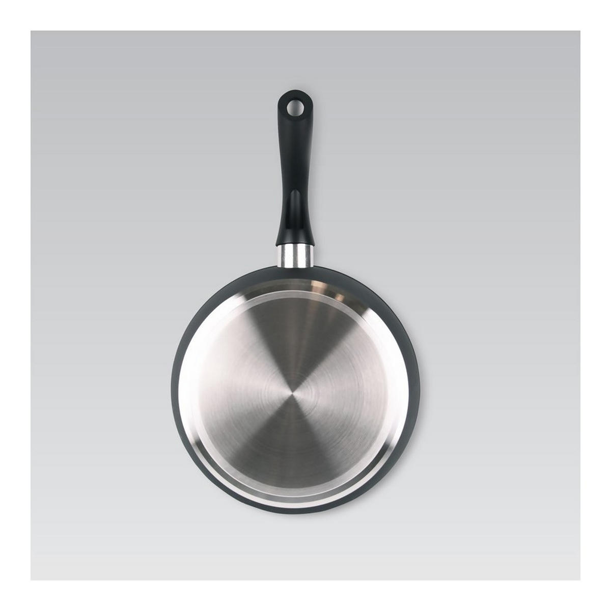 PFANNE Schwarz 37.5/20/5 cm MR120520 - Schwarz, Metall (20cm) - Maestro 