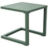 BEISTELLTISCH Barbados Salbeigrün - Grün, Metall (40/40/40cm) - Happy Garden