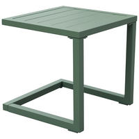 BEISTELLTISCH Barbados Salbeigrün - Grün, Metall (40/40/40cm) - Happy Garden