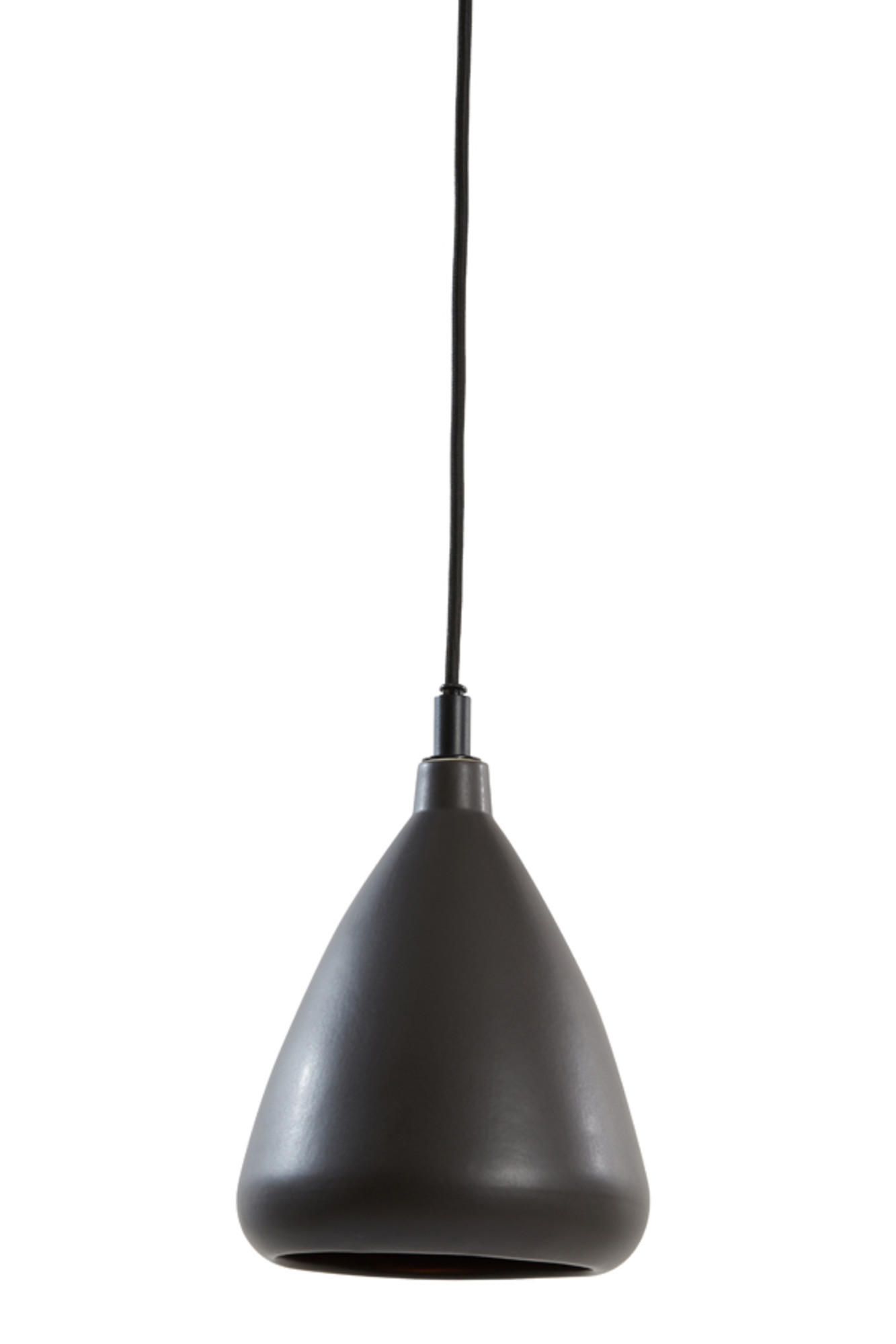 HÄNGELAMPE Desi Schwarz Ø18/20 cm - Schwarz, Keramik (18/18/20cm) - Light & Living