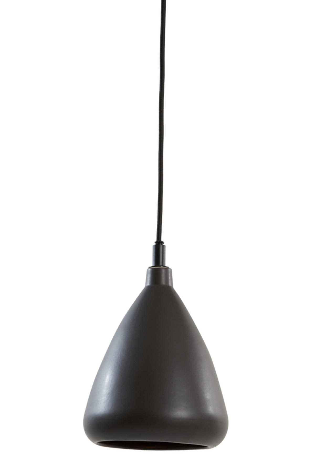 HÄNGELAMPE Desi Schwarz Ø18/20 cm - Schwarz, Keramik (18/18/20cm) - Light & Living