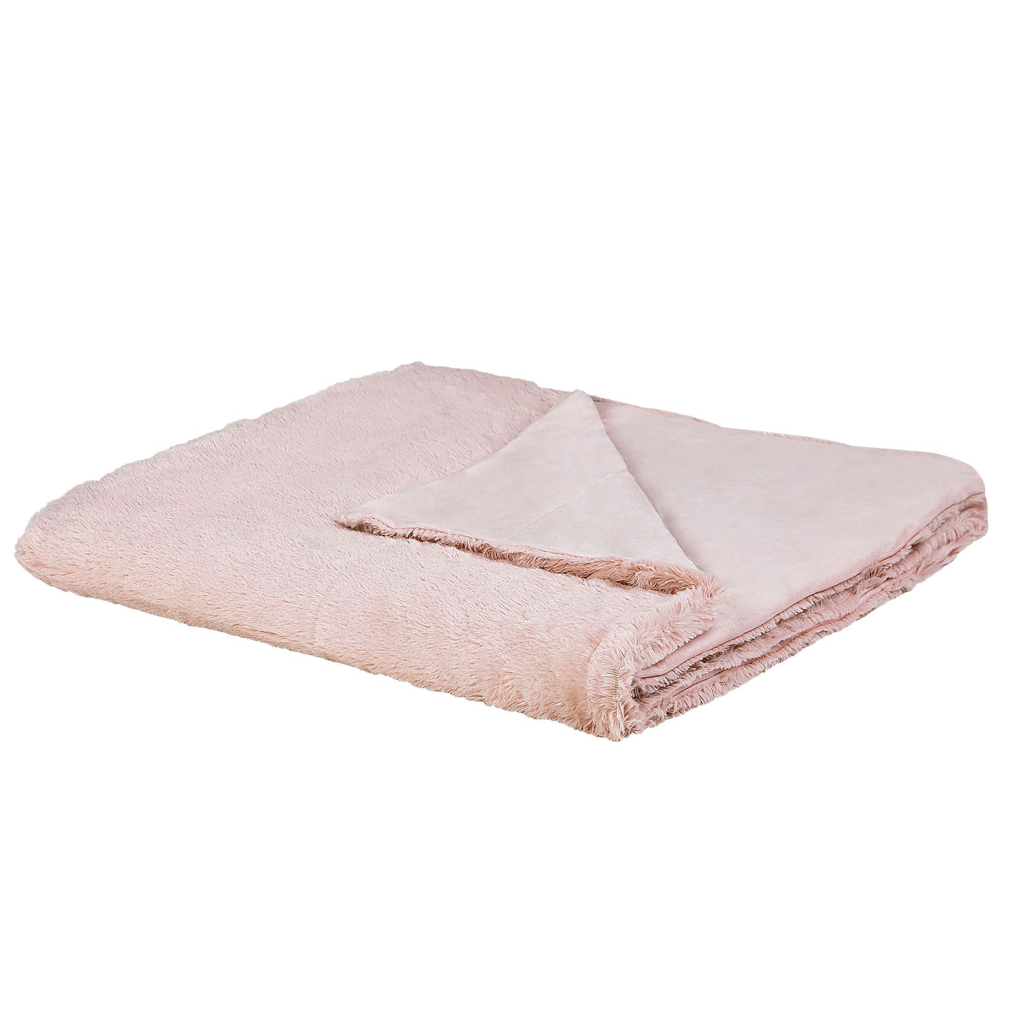 TAGESDECKE Rosa Gelik 200/180 cm - Pink, Textil (180/200cm) - Beliani