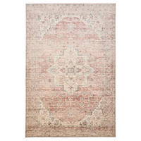 VINTAGE-TEPPICH Miray waschbar 160/230 cm - Rosa, Kunststoff (160/230cm) - benuta Nest