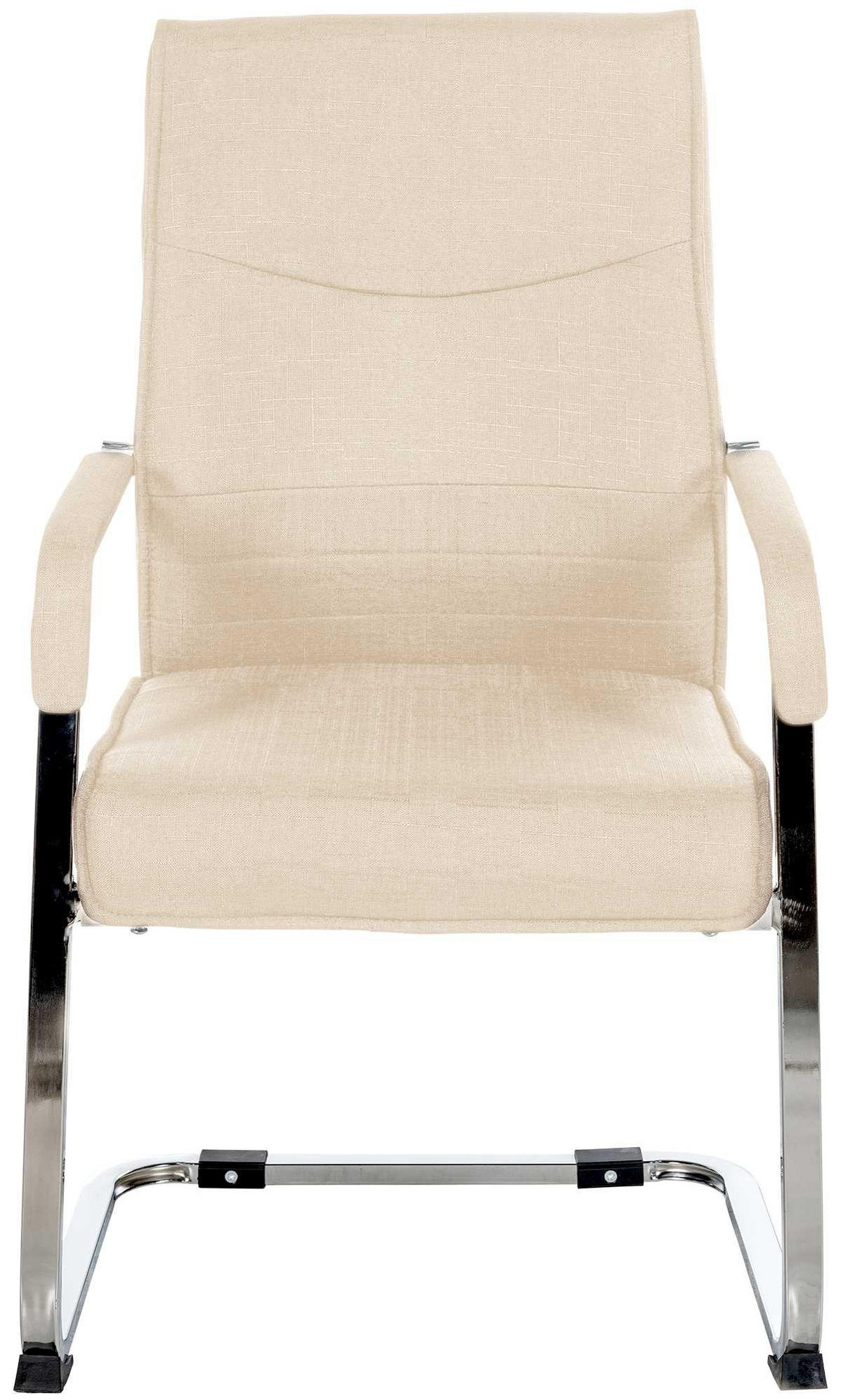 SCHWINGSTUHL 2er Set Stoff creme - Creme, Textil/Metall (55/88/60cm) - CLP