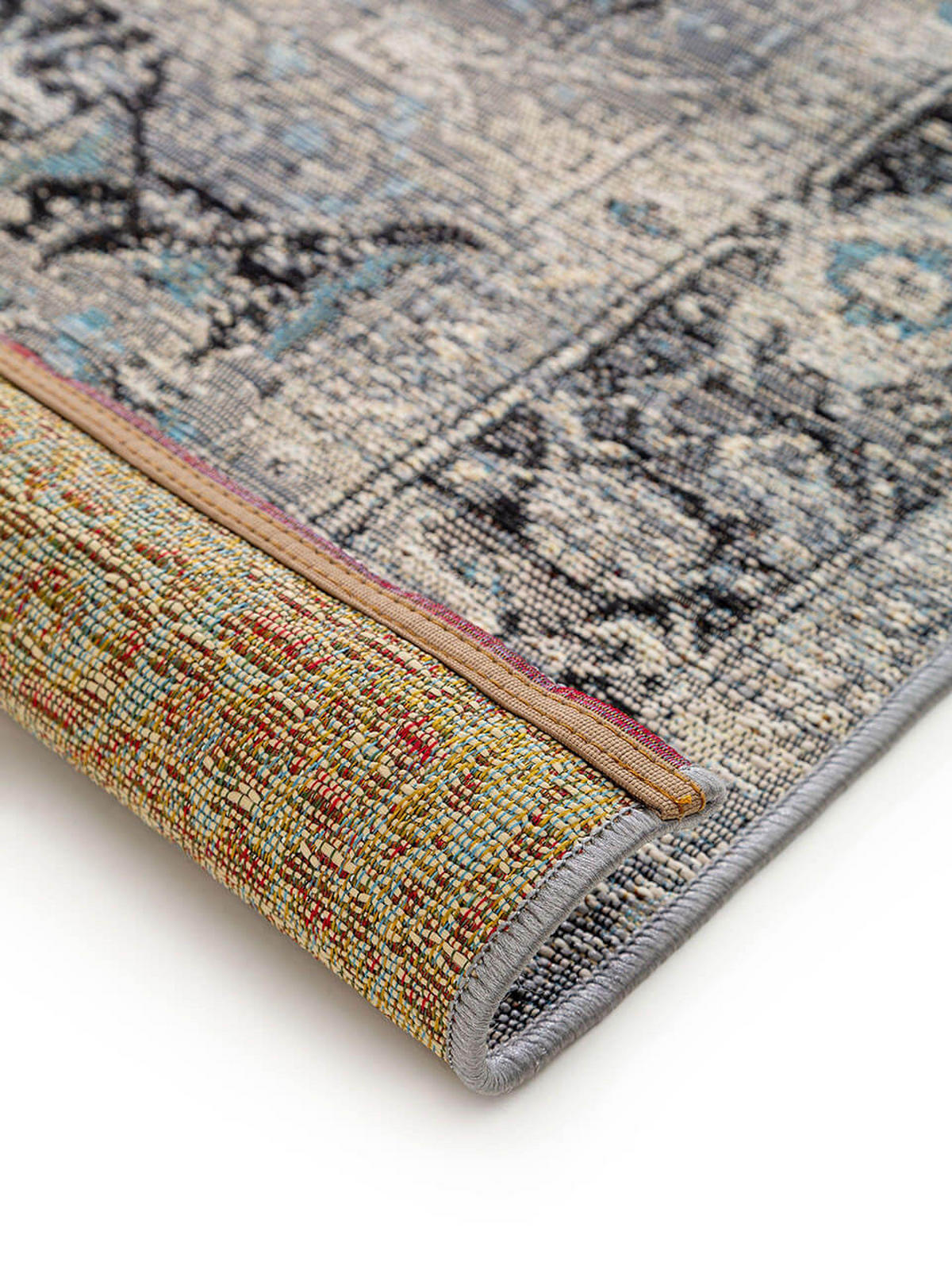 TEPPICH In- & Outdoor-Teppich Artis Grau - Grau, Kunststoff/Textil (160/1cm) - KUNSTLOFT