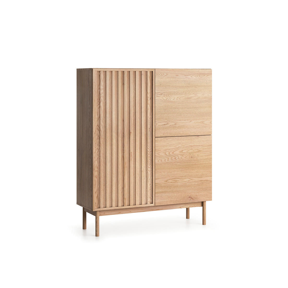 SIDEBOARD Idor Holz - Braun, Holzwerkstoff (106/130.3/36.8cm) - Petits-meubles