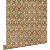 TAPETE Blumenmuster 50 x 900 cm - Grün, Papier (50/900cm) - ESTAhome