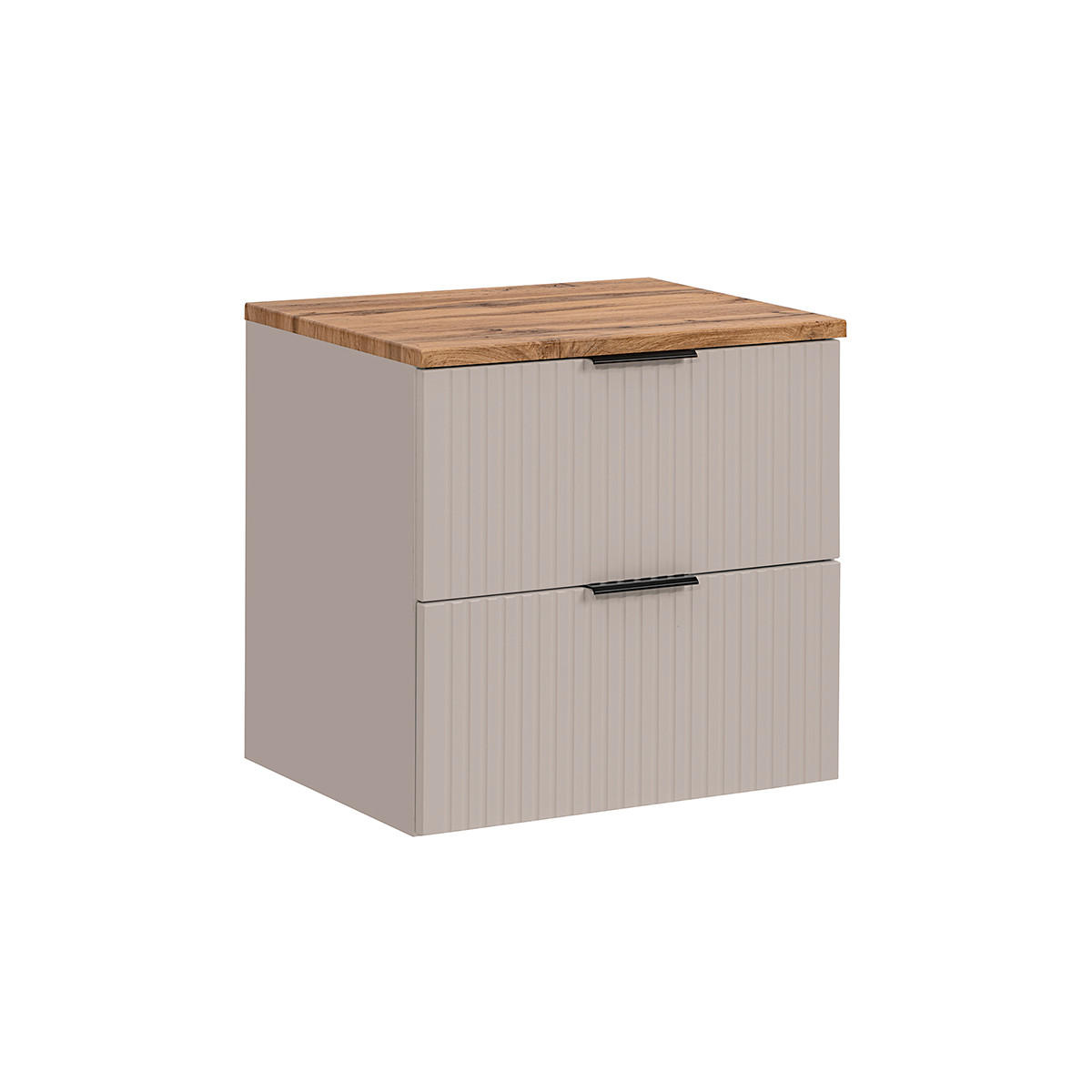 WASCHTISCHUNTERSCHRANK 60.6cm Adriel Beige - Beige, Holzwerkstoff (60.6/59/46cm) - Petits-meubles