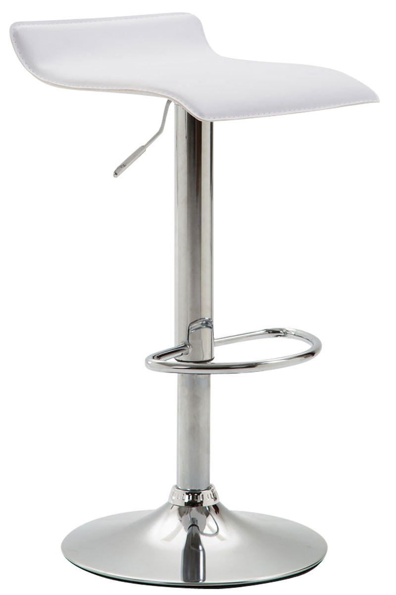 Deluke Barhocker Weiß 36x63x39 cm