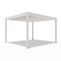 PERGOLA Elektrisch Deluxe Aluminium 3,6 x 4 m Inkl. LED - Beige, Metall (360/255/400cm) - WEIDE